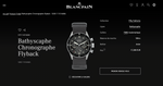 Montre Blancpain® Fifty Fathoms Bathyscaphe noire en céraminque