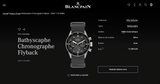 Montre Blancpain® Fifty Fathoms Bathyscaphe noire en céraminque