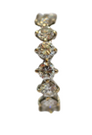 Bague américaine or gris 15 diamants