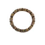 Bague américaine or gris 15 diamants