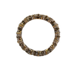 Bague américaine or gris 15 diamants