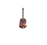 Pendentif Thierry Mugler ornée d'une pierre de couleur rose