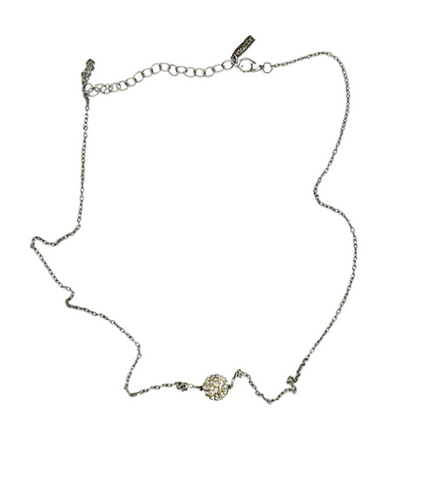 Collier en argent 925 de la marque Agatha avec une perle