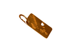Pendentif or jaune 750 avec une gravure