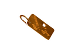 Pendentif or jaune 750 avec une gravure