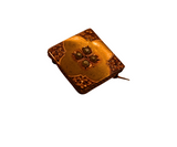 Broche Or jaune 22K ornée de 4 perles centrales