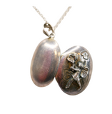 Pendentif en argent 925 avec un ange et un secret