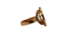 Bague en or jaune 750 avec pièce de 20fr or 900