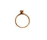 Bague or jaune 750 ornée d'un splendide diamant