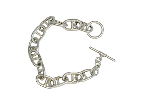 Bracelet en argent 925 avec des mailles épaisses