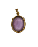 Pendentif  Or 750 avec  superbe améthyste ovale