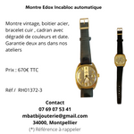 Montre Edox Incabloc automatique