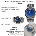 Montre Tudor Royal Day Date 2022 neuve