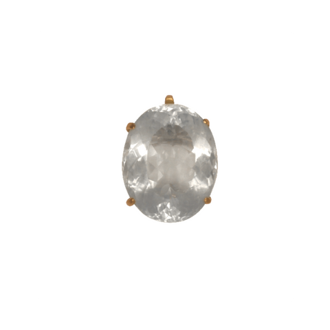 Pendentif en or jaune 750 avec aigue marine ovale