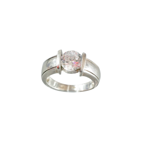 Bague argent 925 sertie d'une magnifique pierre