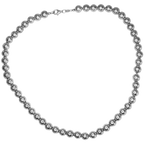 Collier en argent 925 avec de grosses perles