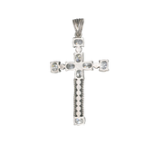 Pendentif croix provençale ornée de brillants