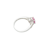Bague argent avec pierre violine