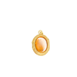 Pendentif or jaune et citrine à secret