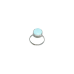 Bague en argent sertie d'une turquoise