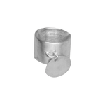Bague argent originale avec médaille suspendue