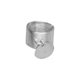 Bague argent originale avec médaille suspendue