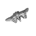 Bague style armure de chevalier en argent 925