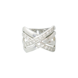 Bague argent constituée de 4 anneaux soudés