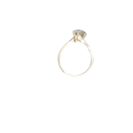 Bague or gris Toi et Moi enserrant 2 diamants
