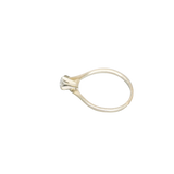 Bague or gris Toi et Moi enserrant 2 diamants