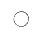 Bague en argent 925 motif tribal sur fond noir