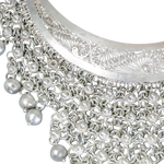 Parure en argent, collier et bracelet