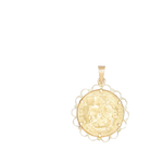 Pendentif or jaune avec pièce 20fr coq Marianne