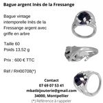 Bague argent Inès de La Fressange