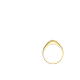 Bague jonc or jaune 750 incrustée d'un diamant