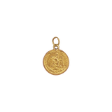Pendentif or jaune 900, pièce de 2 pesos mexicains