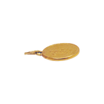 Pendentif or jaune 900, pièce de 2 pesos mexicains