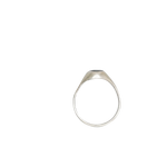 Bague argent 925 chevalière homme avec pierre noire