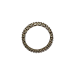 Bague américaine or gris 19 diamants