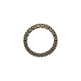 Bague américaine or gris 19 diamants