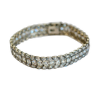 Bracelet en platine 900 sertie de 120 diamants
