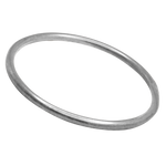 Bracelet argent jonc rond
