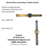 Montre Bifora automatique modèle olympia