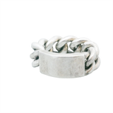 Bague argent 925 gourmette de doigt