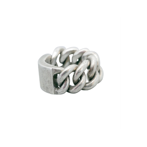 Bague argent 925 gourmette de doigt