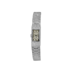 Montre femme bracelet et boitier argent