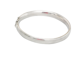 Bracelet argent 925 jonc ovale articulé
