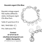 Bracelet argent Clio Blue