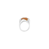 Bague argent avec une magnifique citrine
