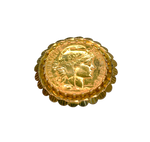 Broche or jaune 750 avec pièce de 20fr coq Marianne 900